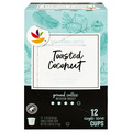 Our Brand Toasted Coconut Light Roast Single Serve Coffee Cups