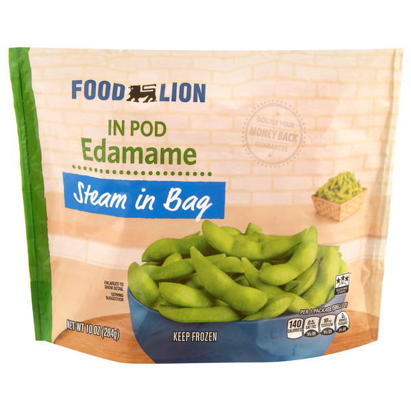 Food Lion Steam in Bag In Shell Edamame Frozen