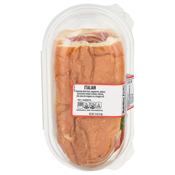 Save on Stop & Shop Deli Sub Sandwich Classic Italian (Half) Order
