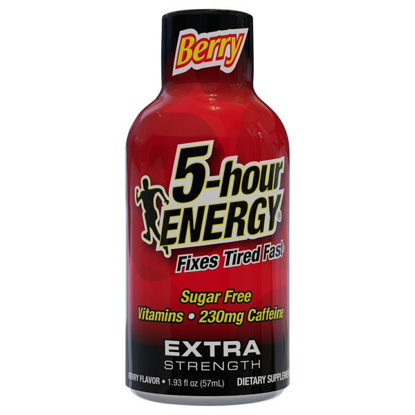 5-Hour Extra Strength Sugar Free Berry Energy Shot