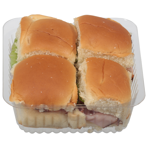 Food Lion Ham & Cheese Sliders - 4 ct