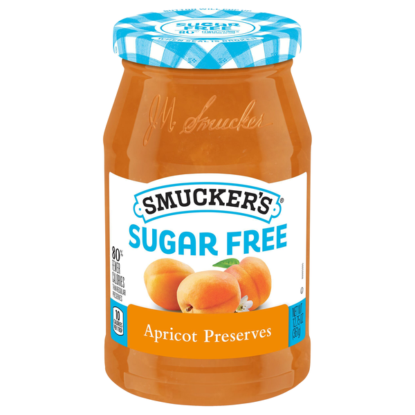 Smucker's Sugar Free Apricot Preserves Sweetened with Splenda