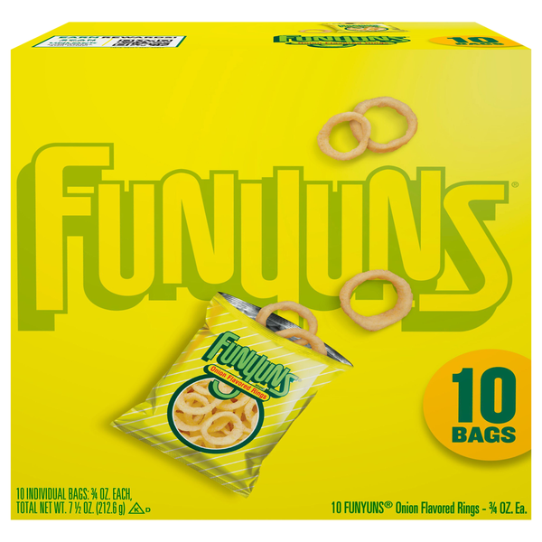 Funyuns Onion Flavored Rings Packs - 10 ct