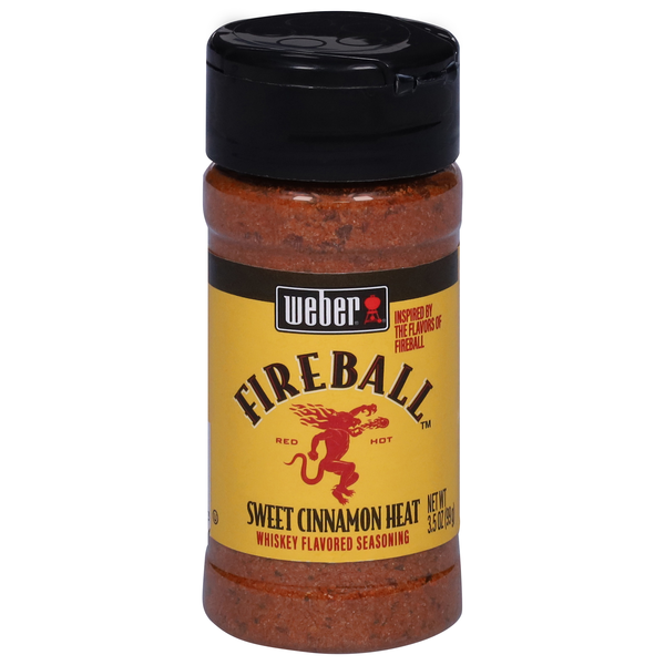 Weber Fireball Sweet Cinnamon Heat Whiskey Flavored Seasoning