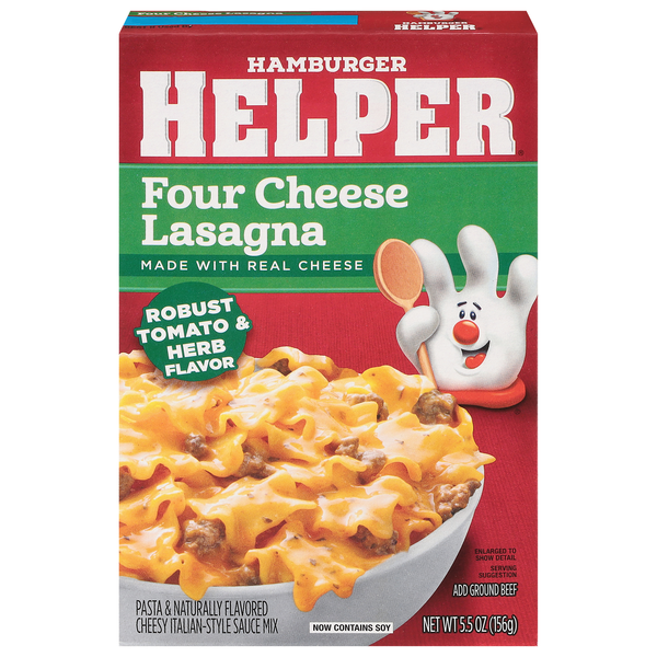 Hamburger Helper Four Cheese Lasagna