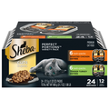 SHEBA Perfect Portions Cuts in Gravy Variety Wet Cat Food - 12 Twin Packs