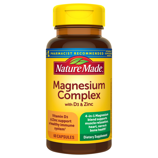 Nature Made Magnesium Complex with D3 & Zinc Capsules