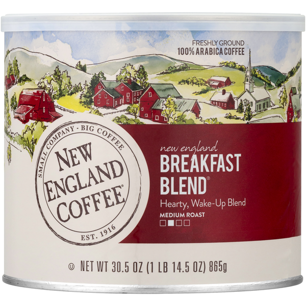 New England Coffee Breakfast Blend Medium Roast Ground Coffee