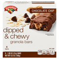 Hannaford Dipped & Chewy Chocolate Chip Granola Bars - 6 ct