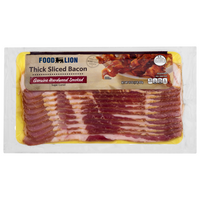 Food Lion Genuine Hardwood Smoked Thick Cut Bacon Sliced