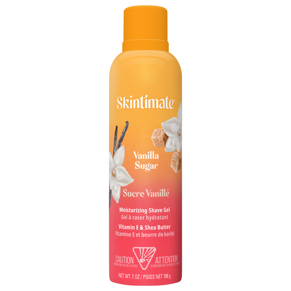 Skintimate Women's Moisturizing Shave Gel Vanilla Sugar Scent