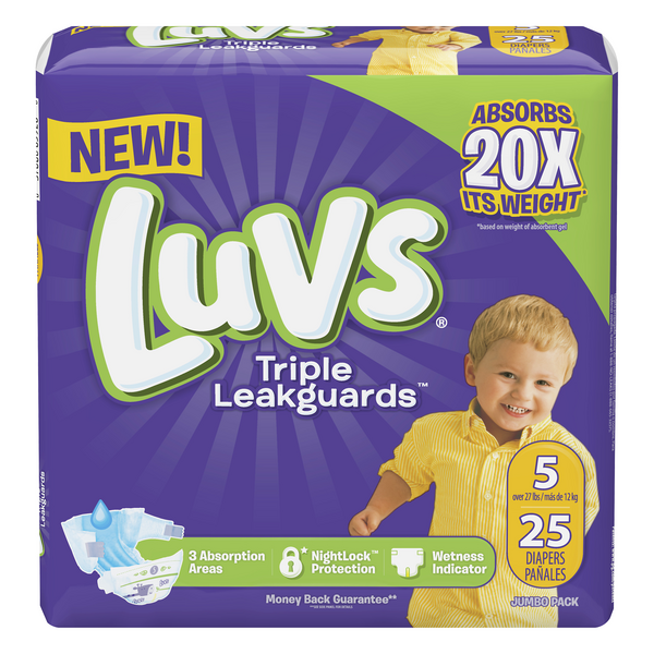 luvs size ultra leakguards diapers