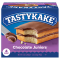 Tastykake Chocolate Juniors Snack Cakes with Chocolate Icing - 4 ct