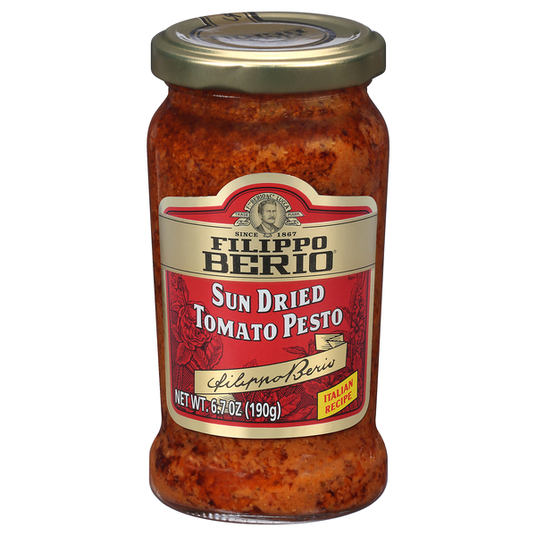 Filippo Berio Italian Recipe Sun-Dried Tomato Pesto Pasta Sauce