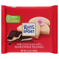 Ritter Sport Dark Chocolate Candy Bar with Marzipan Filling