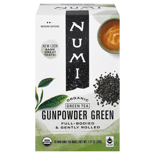 Numi Organic Gunpowder Green Tea Bags