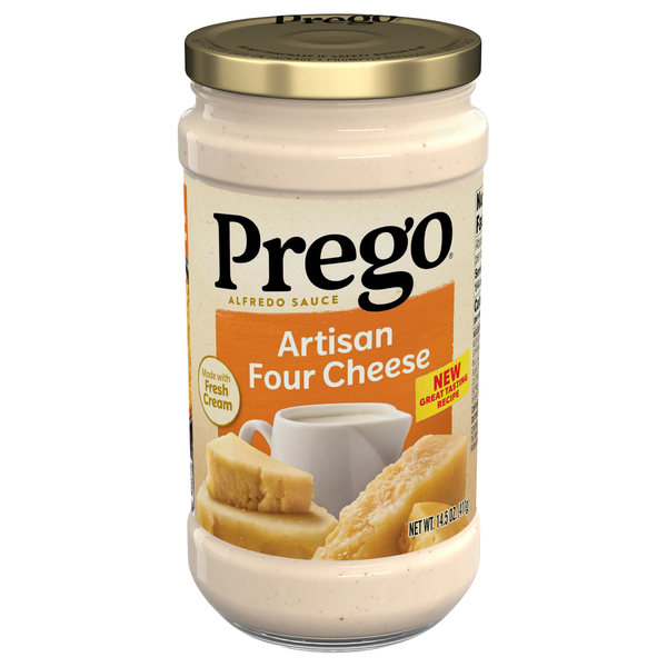 Prego Artisan Four Cheese Alfredo Pasta Sauce