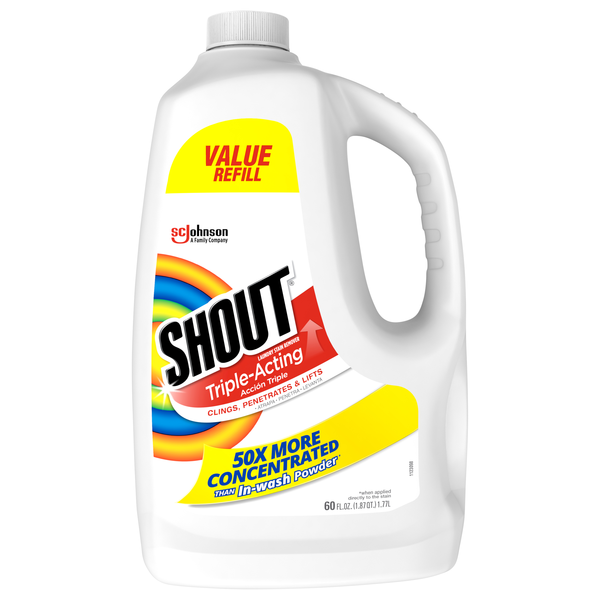 Shout Triple Acting Liquid Laundry Stain Remover Refill