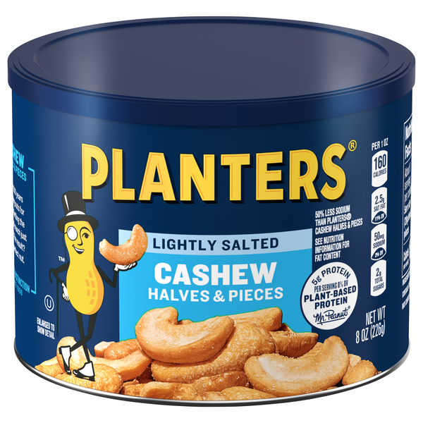 Planters Halves & Pieces Lightly Salted Cashew