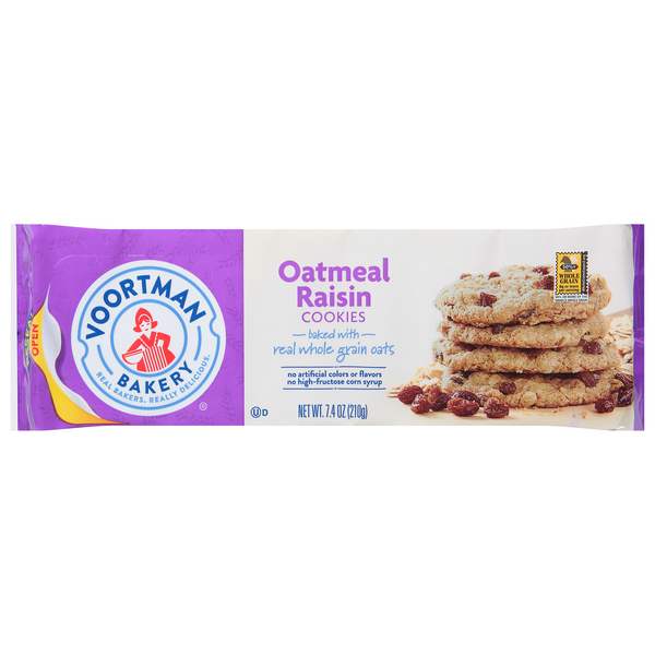 Save on Voortman Bakery Oatmeal Raisin Cookies Order Online Delivery