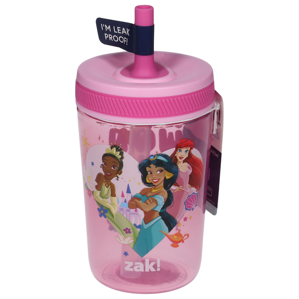 Zak! 15 oz Leak-Proof Bottle Disney Princess