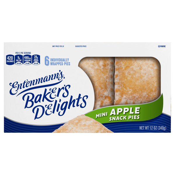 Entenmann's Apple Mini Snack Pies - 6 ct