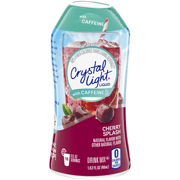 Save on Crystal Light Liquid Drink Mix Cherry Splash with Caffeine