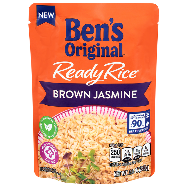 Ben's Original 90 Second Microwave Ready Rice Brown Jasmine