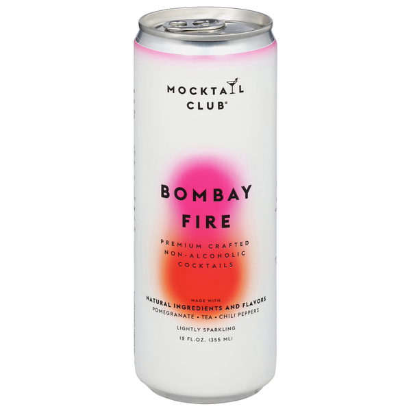 Mocktail Club Bombay Fire RTD Soft Cocktail Lightly Sparkling (Single)