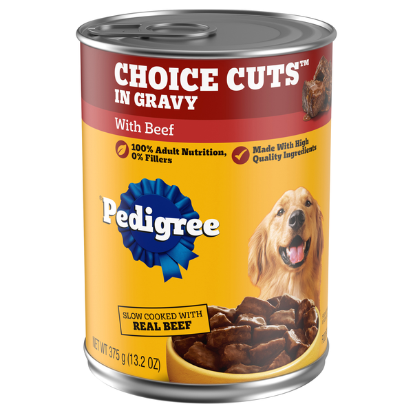 PEDIGREE Choice Cuts in Gravy with Beef Adult Wet Dog Food
