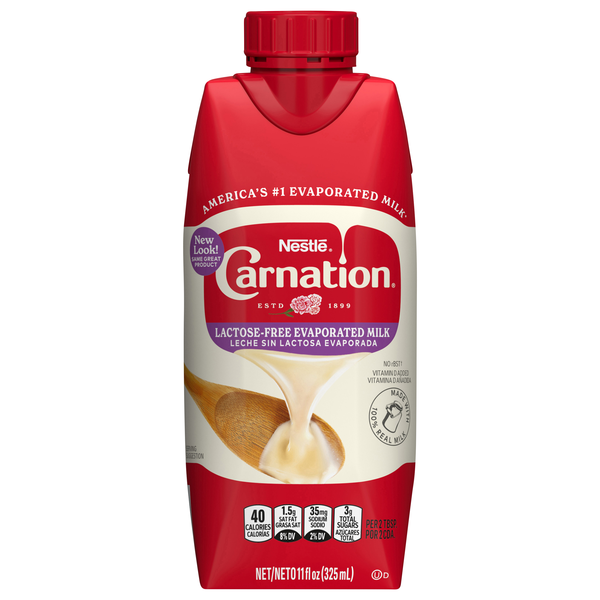 Nestle Carnation Lactose Free Vitamin D Added Evaporated Milk