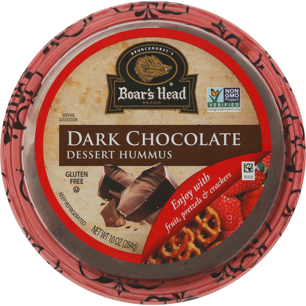 Boar's Head Gluten Free Dark Chocolate Dessert Hummus