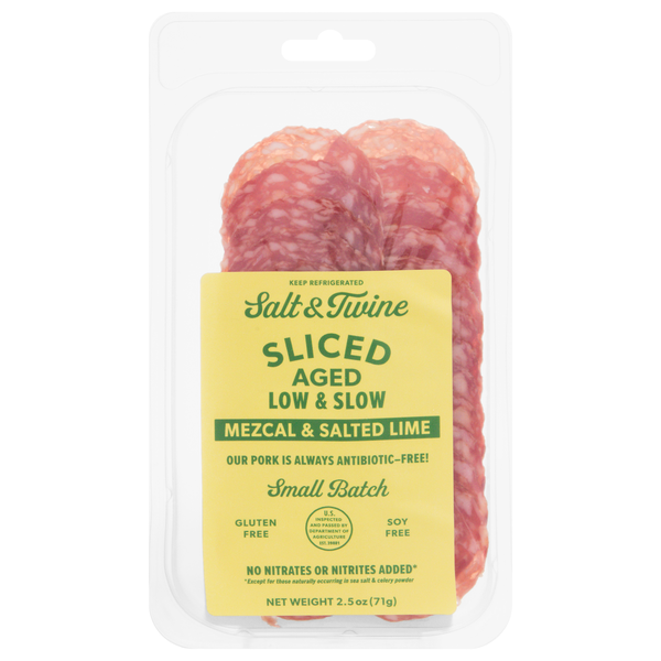 Salt & Twine Sliced Mezcal & Salted Lime Salami
