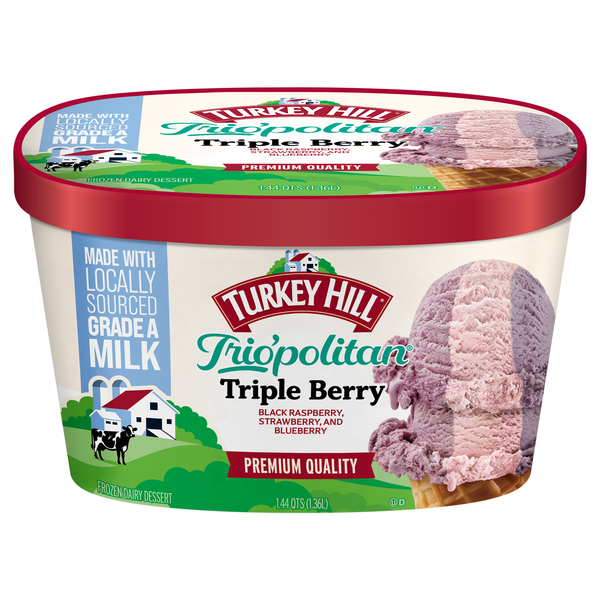 Turkey Hill Trio'politan Triple Berry Ice Cream