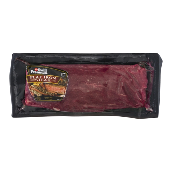 Save on Swift USDA Choice Premium Beef Flat Iron Steak Fresh Order