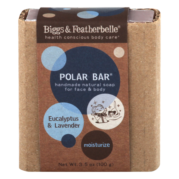 Biggs & Featherbelle Polar Bar Eucalyptus & Lavender Moisture Soap