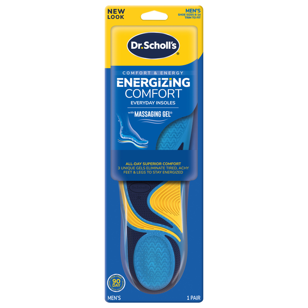 Dr. Scholl's Men's Energizing Comfort Massaging Gel Insoles