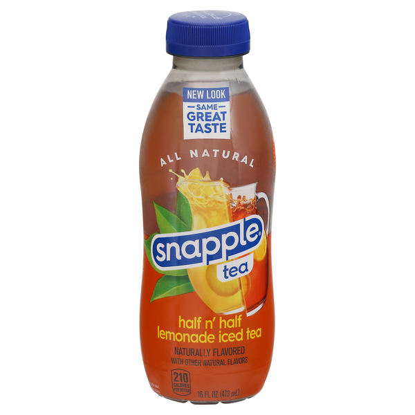 Save on Snapple Half 'n Half Lemonade & Iced Tea All Natural Plastic