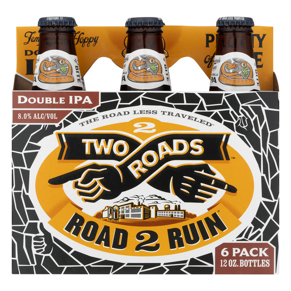 Two Roads Road 2 Ruin Double IPA - 6 pk