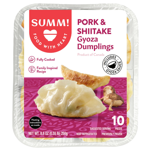 SUMM! Pork & Shiitake Gyoza Dumplings - 10 ct Refrigerated
