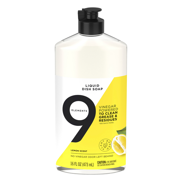 Save on 9 Elements Liquid Dish Soap Lemon Scent Order Online Delivery