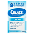 Colace Stool Softener 50 mg Clear Soft Gels
