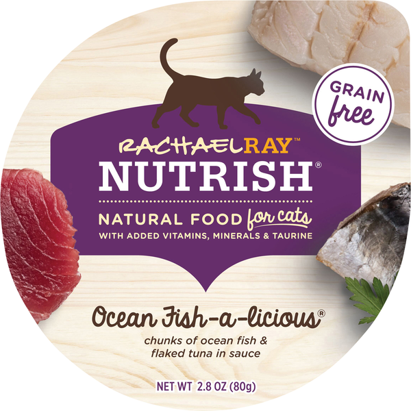 Rachael Ray Nutrish Natural Grain Free Ocean Fish-a-licious Wet Cat Food
