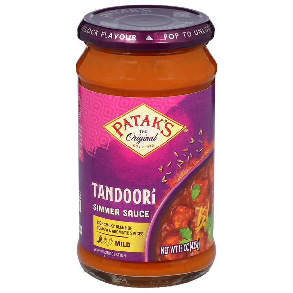 Save on Patak's Mild Tandoori Curry Simmer Sauce Order Online Delivery