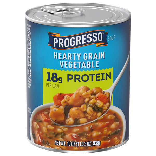 Progresso 18g Protein Hearty Grain Vegetable Soup