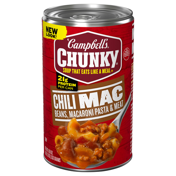 Campbell's Chunky Chili Mac Beans Macaroni Pasta & Meat