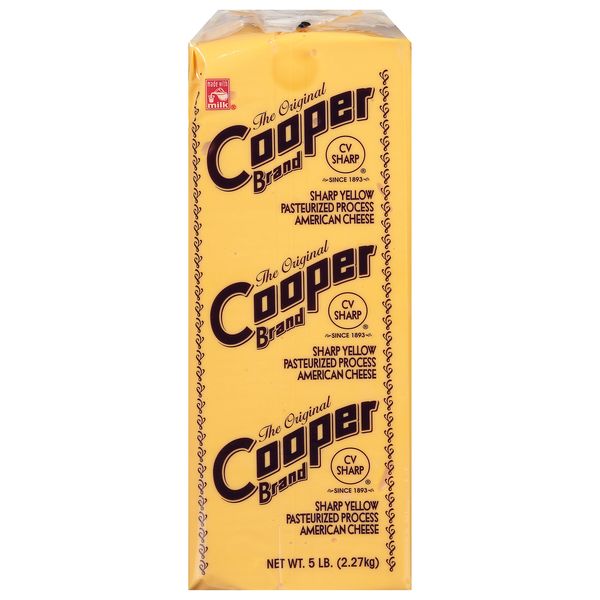 Cooper Deli Sharp Yellow American Cheese (Thin Sliced)