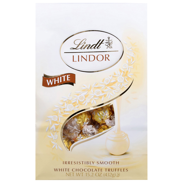 Lindt Lindor White Chocolate Candy Truffles