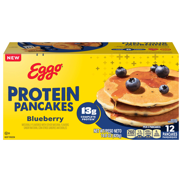 Eggo Blueberry Protein Pancakes - 8 ct Frozen