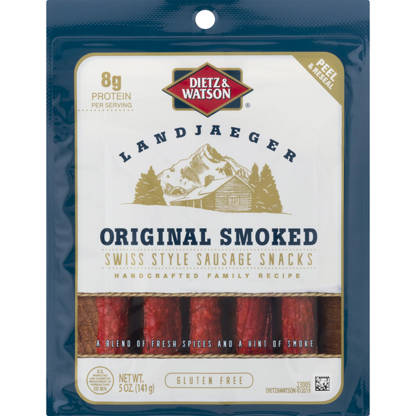 Dietz & Watson Original Smoked Swiss Sausage Snacks